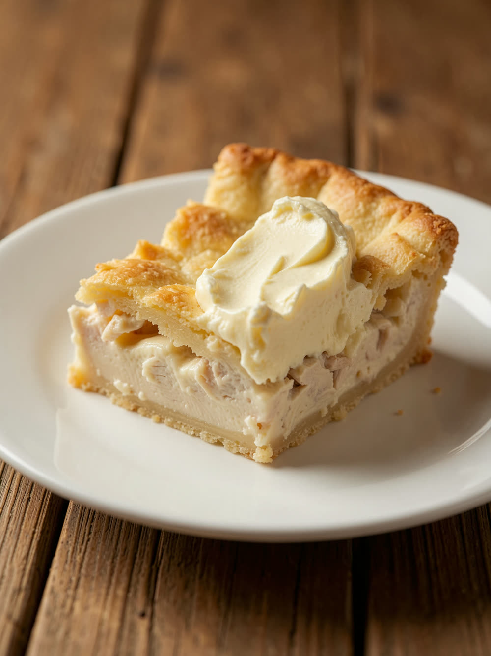 Torta Cremosa de Frango com Requeijão
